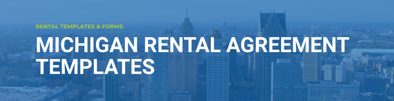 Michigan Rental Agreement Template 2022 PDF DOC