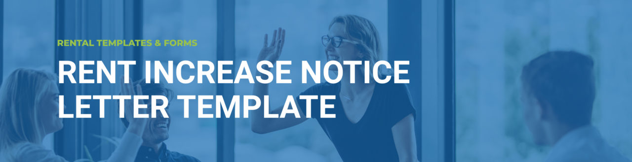 Free Rent Increase Notice Letter | Weekend Landlords
