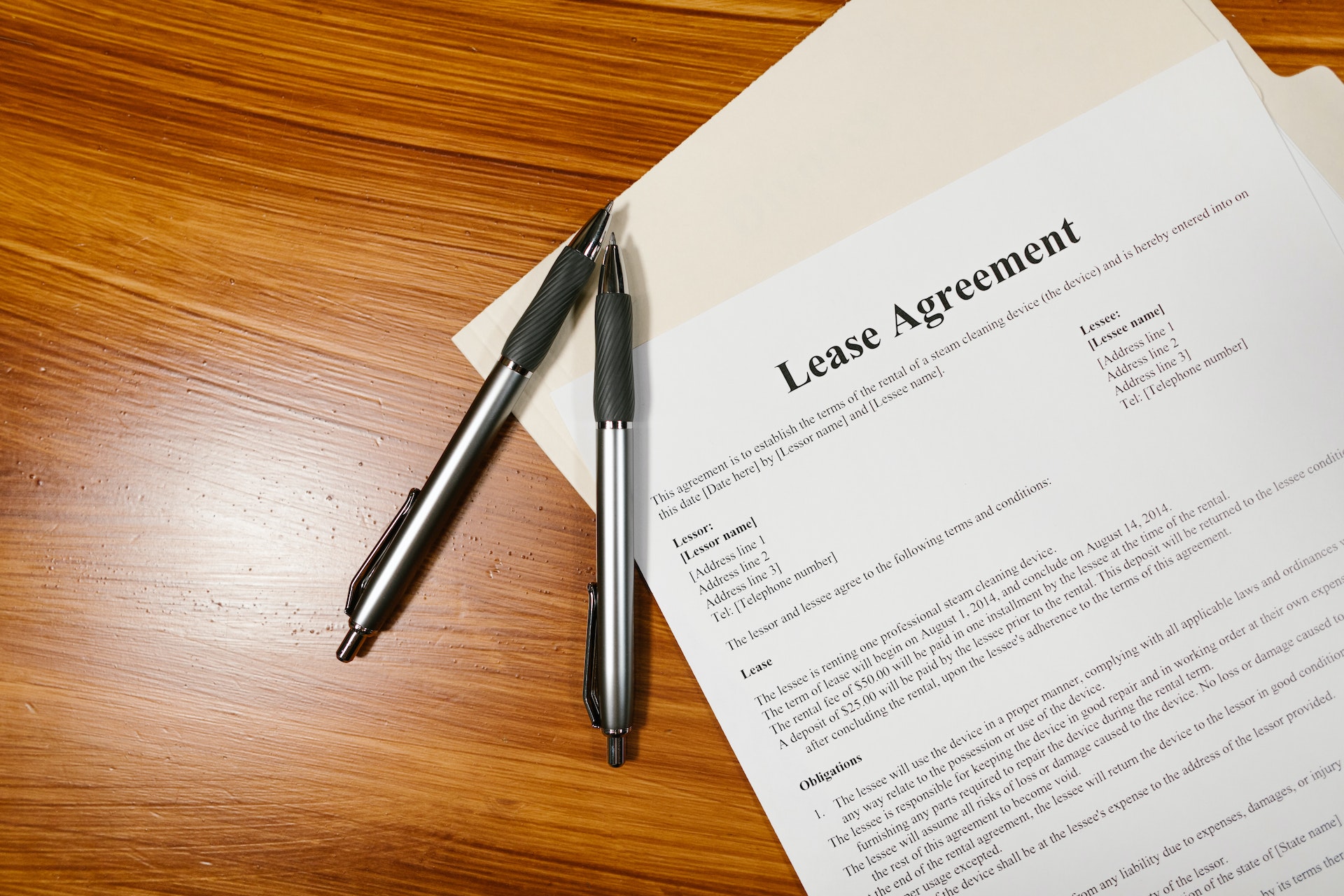 rental lease agreement