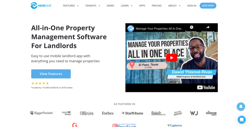 RentRedi property management software