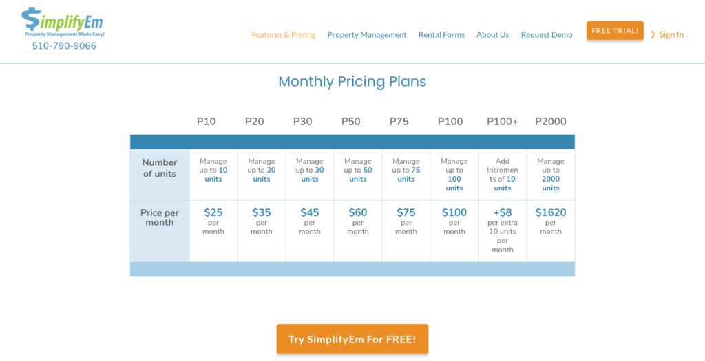 SimplifyEm property management software